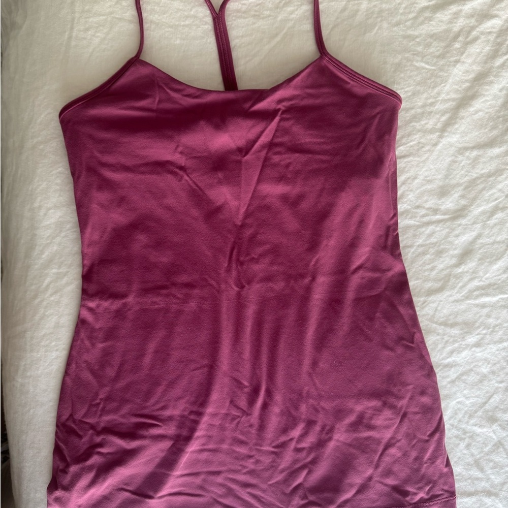 Lululemon power Y tank, size 10, mauve/purple